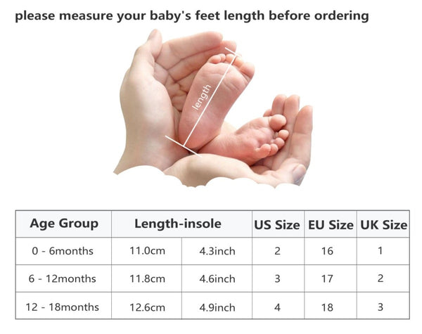 LoveBaby Newborn Baby Shoes | Rubber Sole & Anti-slip