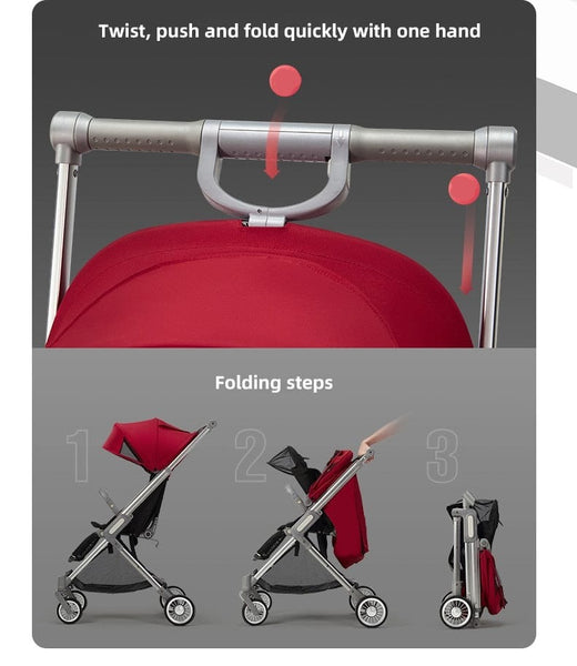 ProactiveBaby&reg; Compact Lightweight Stroller